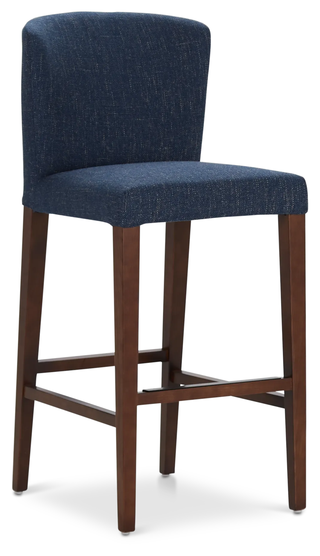Bentley Dark Blue 30" Upholstered Barstool
