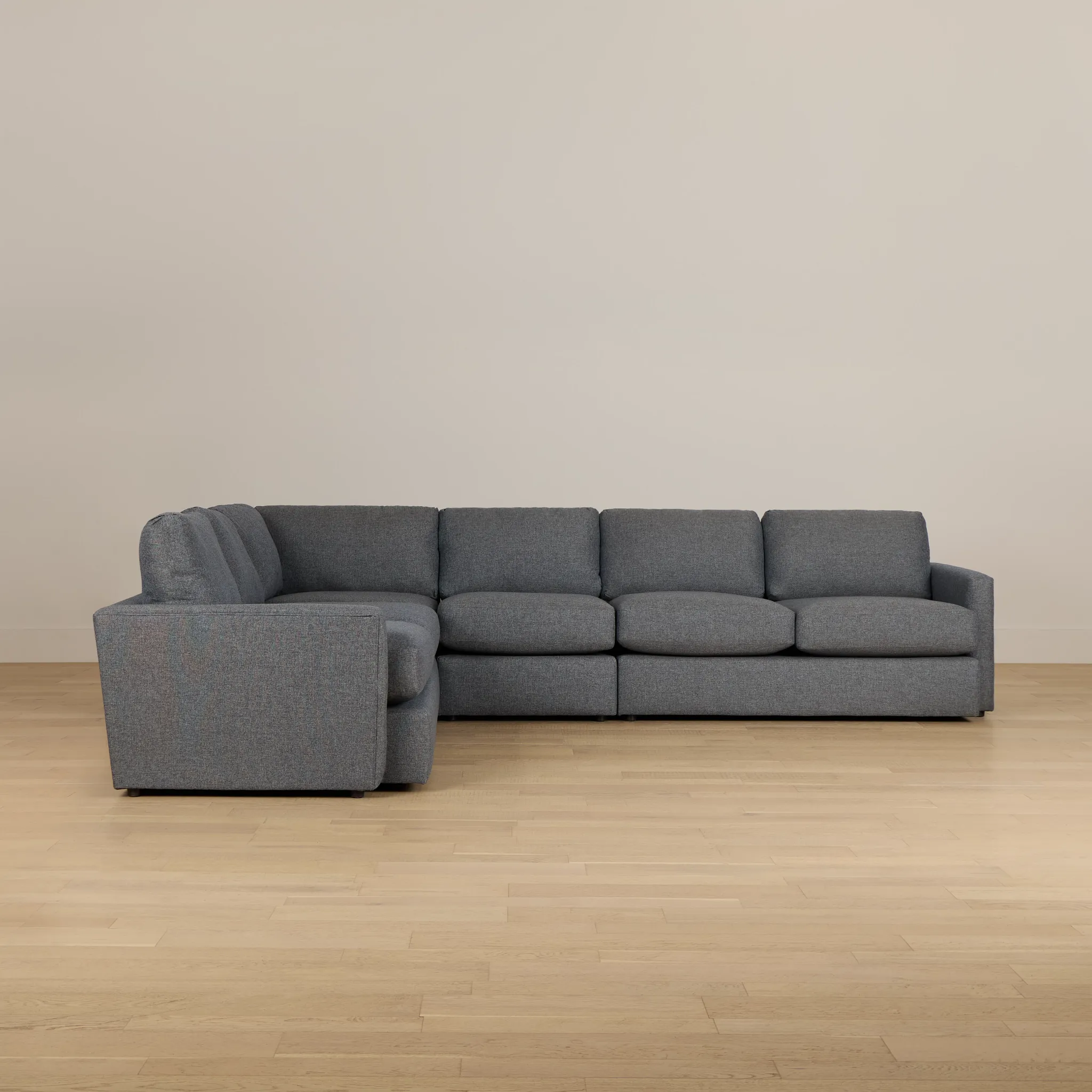 Noah Dark Gray Fabric Medium Two-arm Sectional