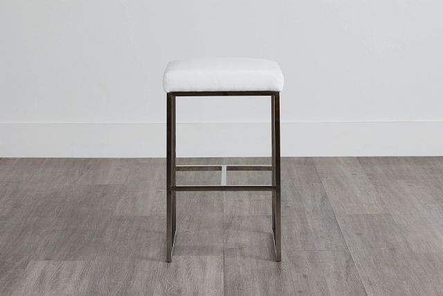 Miami Whitefabric 30" Stool