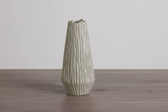Modesto Green Medium Vase