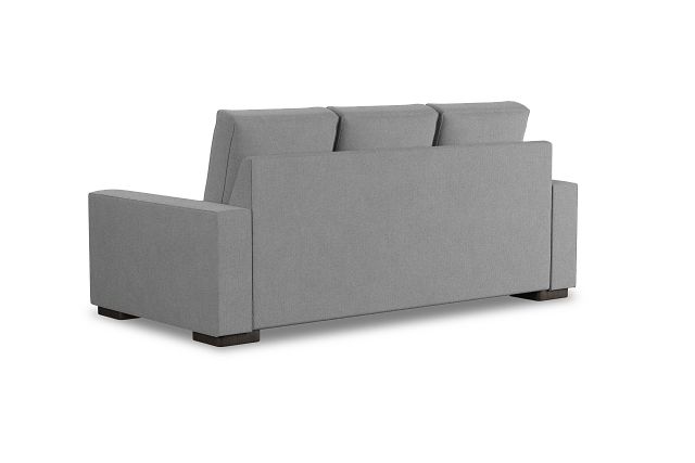 Edgewater Suave Gray 84" Sofa W/ 3 Cushions