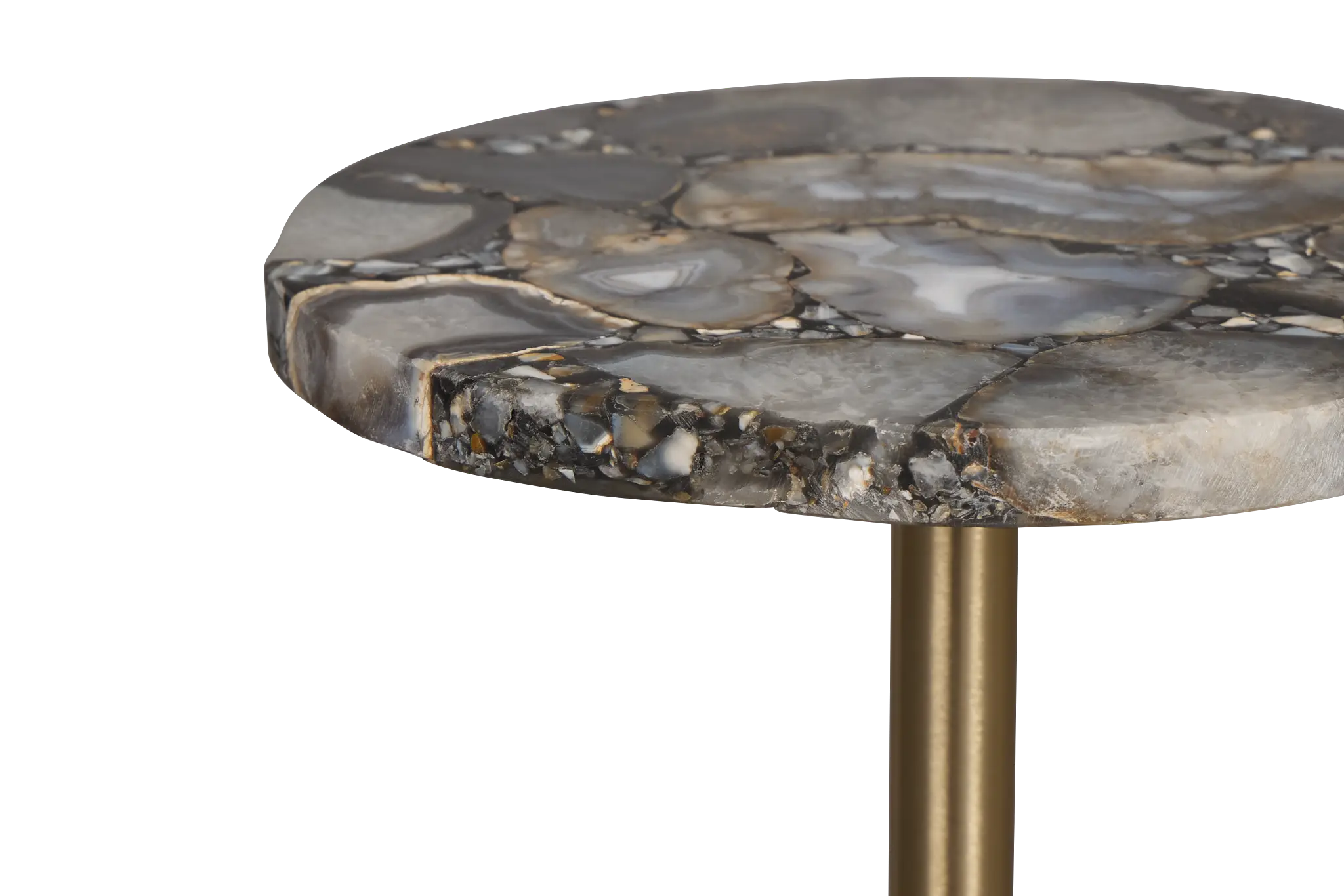 Belnay Gold Metal Accent Table Belnay Gold Metal Accent Table