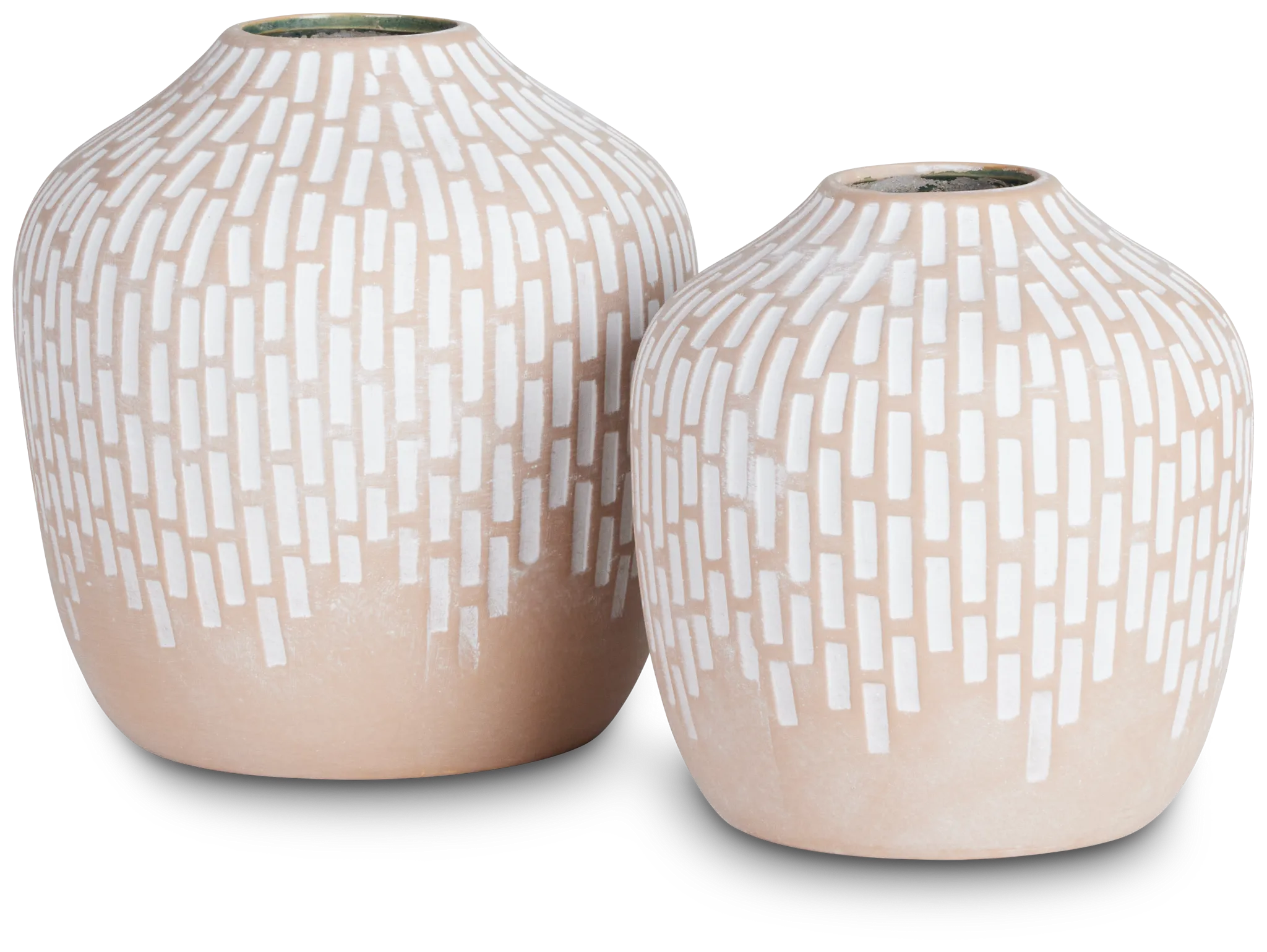 Windy Light Beige Small Vase