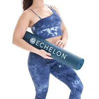 Echelon Fit Blue Yoga Mat Equipment Mats