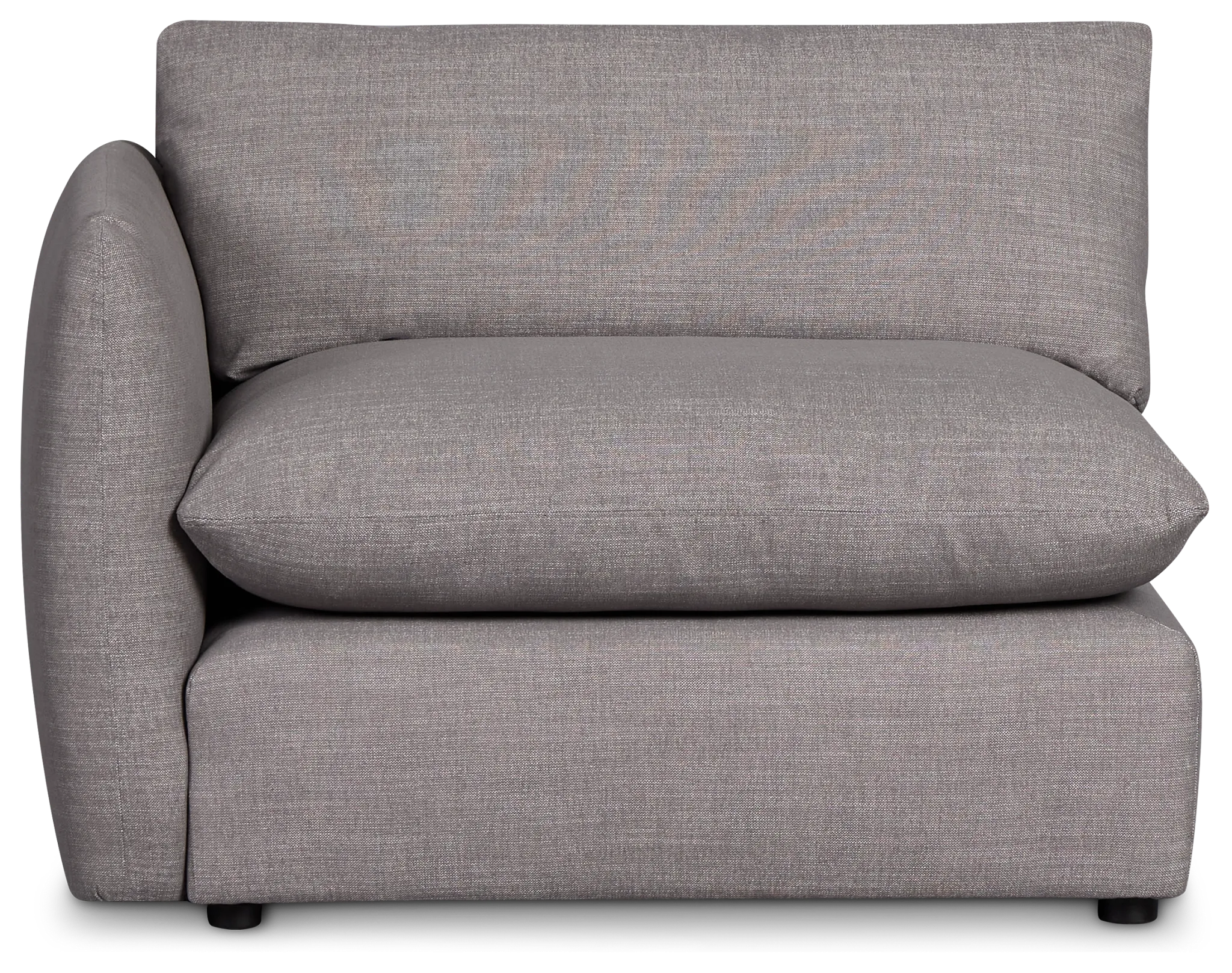 Serena Gray Fabric Left Chair