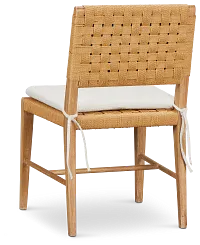 Malibu Light Tone Woven Upholstered Side Chair