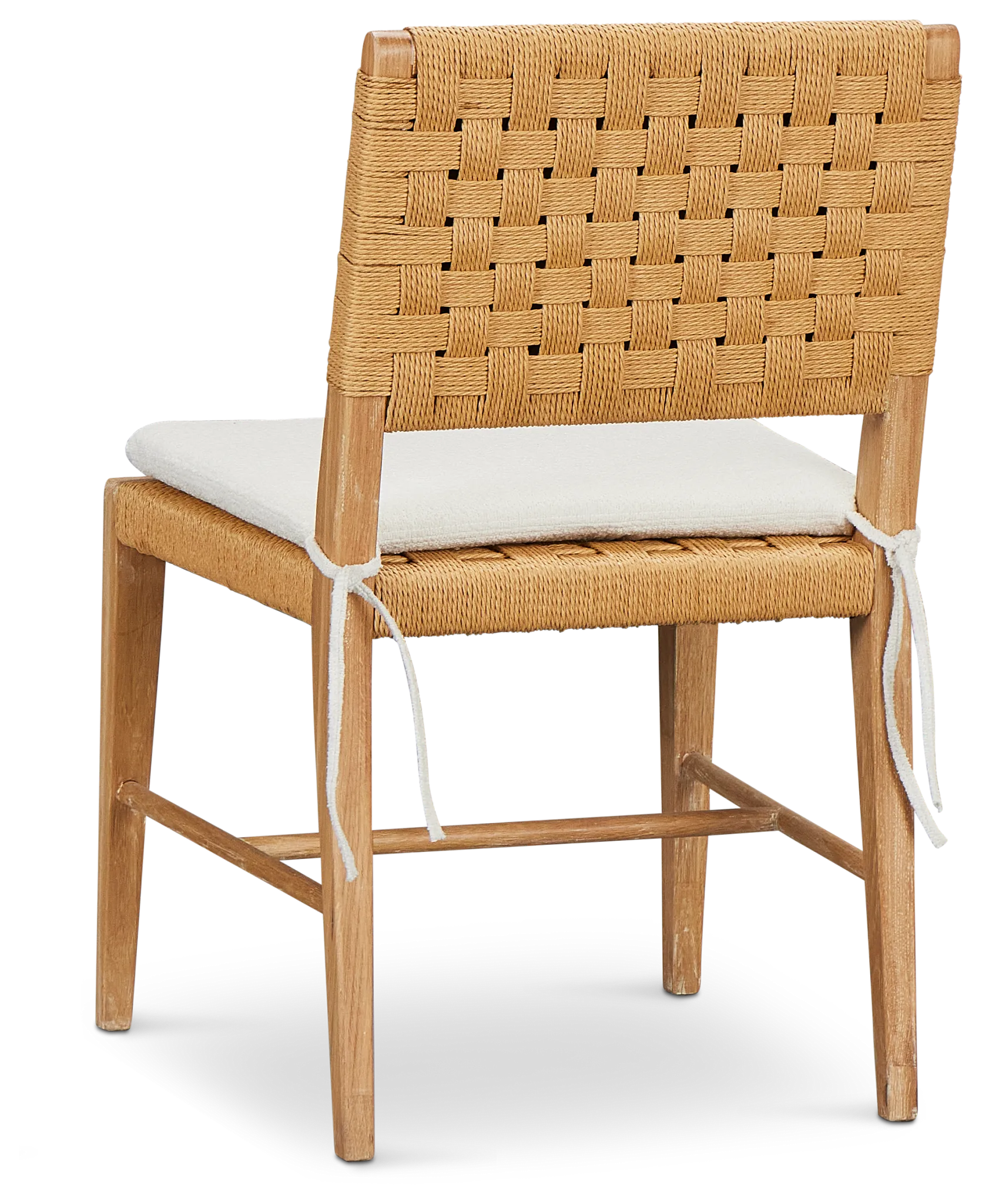 Malibu Light Tone Woven Upholstered Side Chair