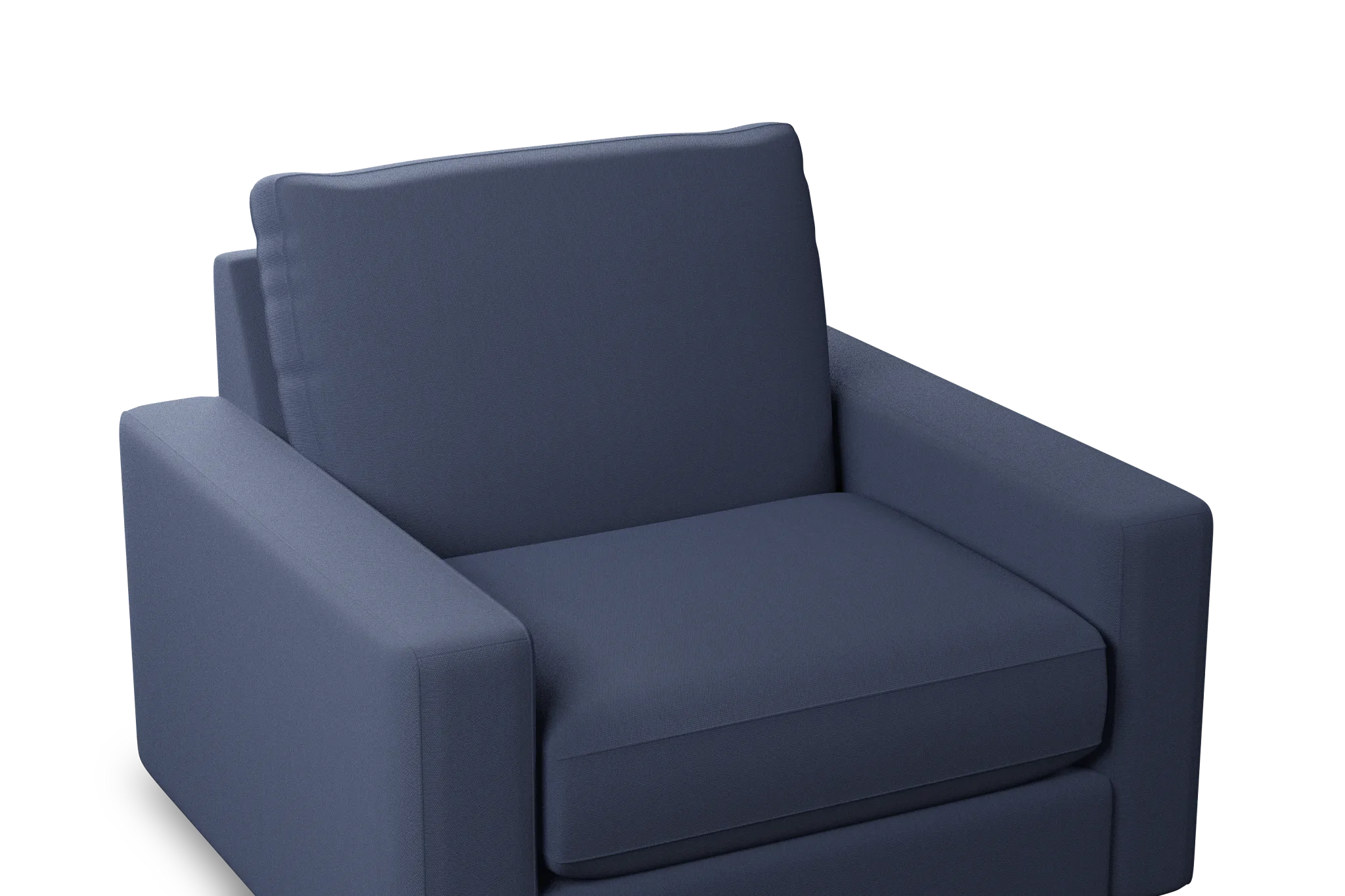 Edgewater Peyton Dark Blue Swivel Chair