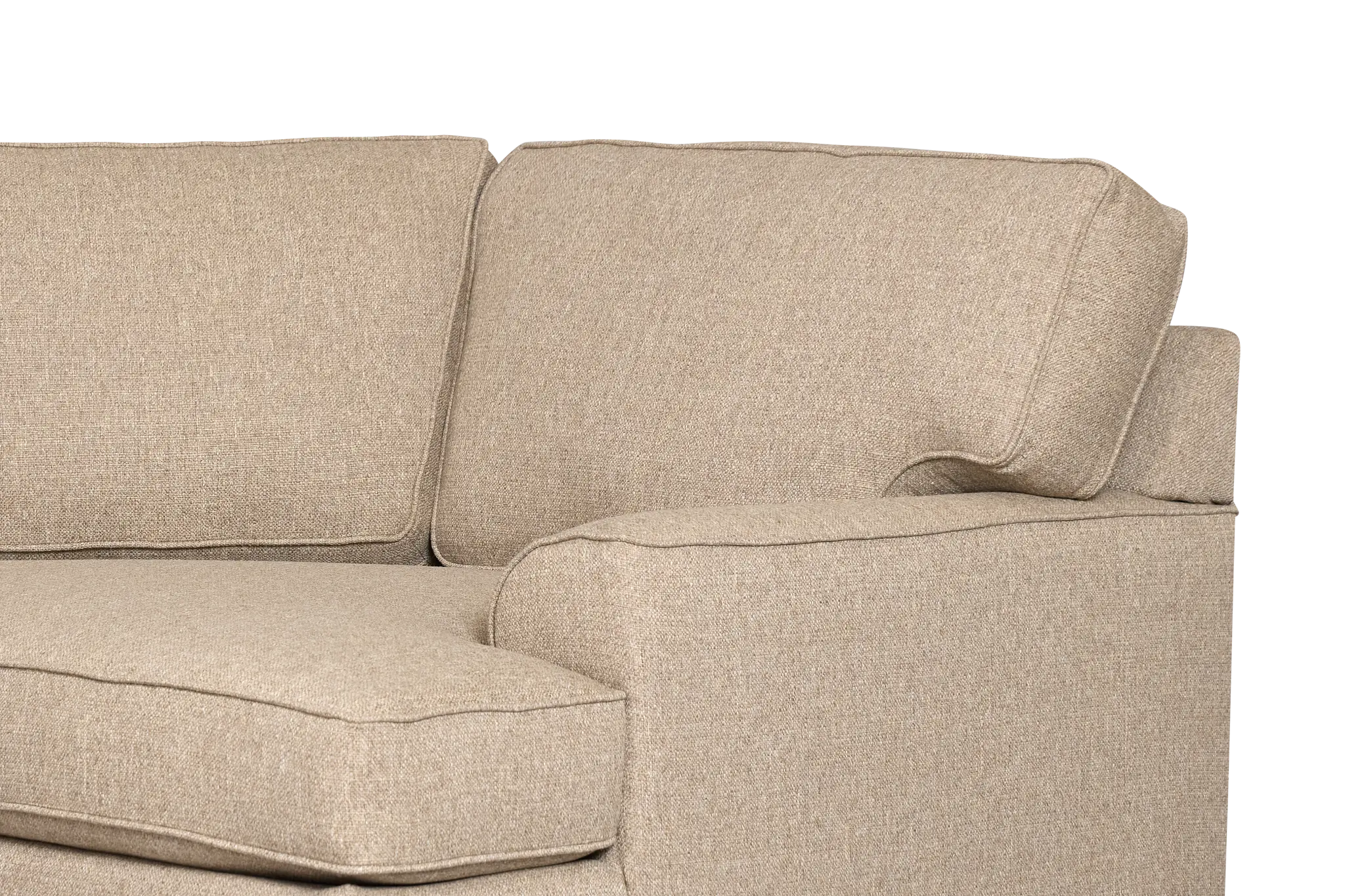 Sinclair Brown Fabric Right Cuddler Memory Foam Sleeper Sectional Sinclair Brown Fabric Right Cuddler Memory Foam Sleeper Sectional