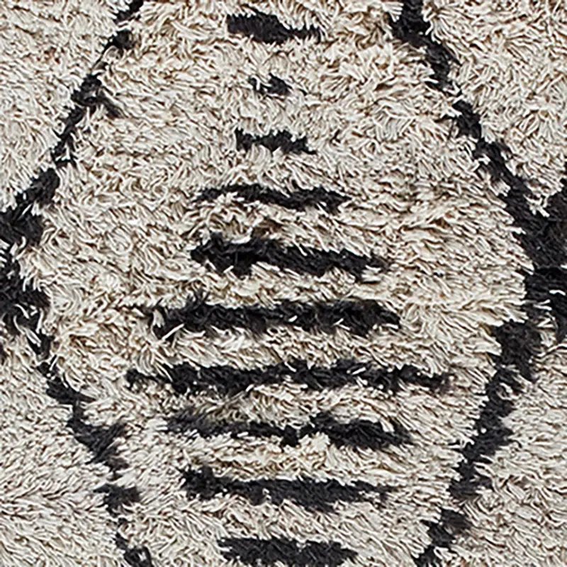 BEIGE Medlena Beige 5x8 Area Rug