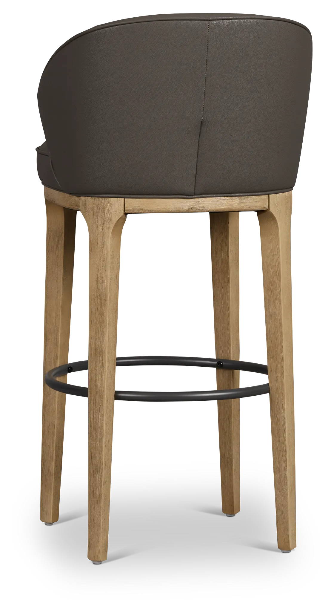 Libby Dark Gray Micro 30" Upholstered Barstool