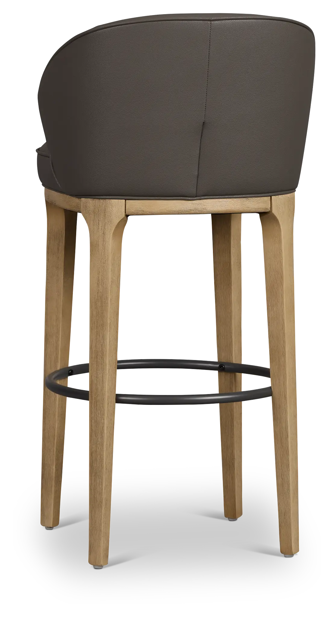 Libby Dark Gray Micro 30" Upholstered Barstool Libby Dark Gray Micro 30" Upholstered Barstool