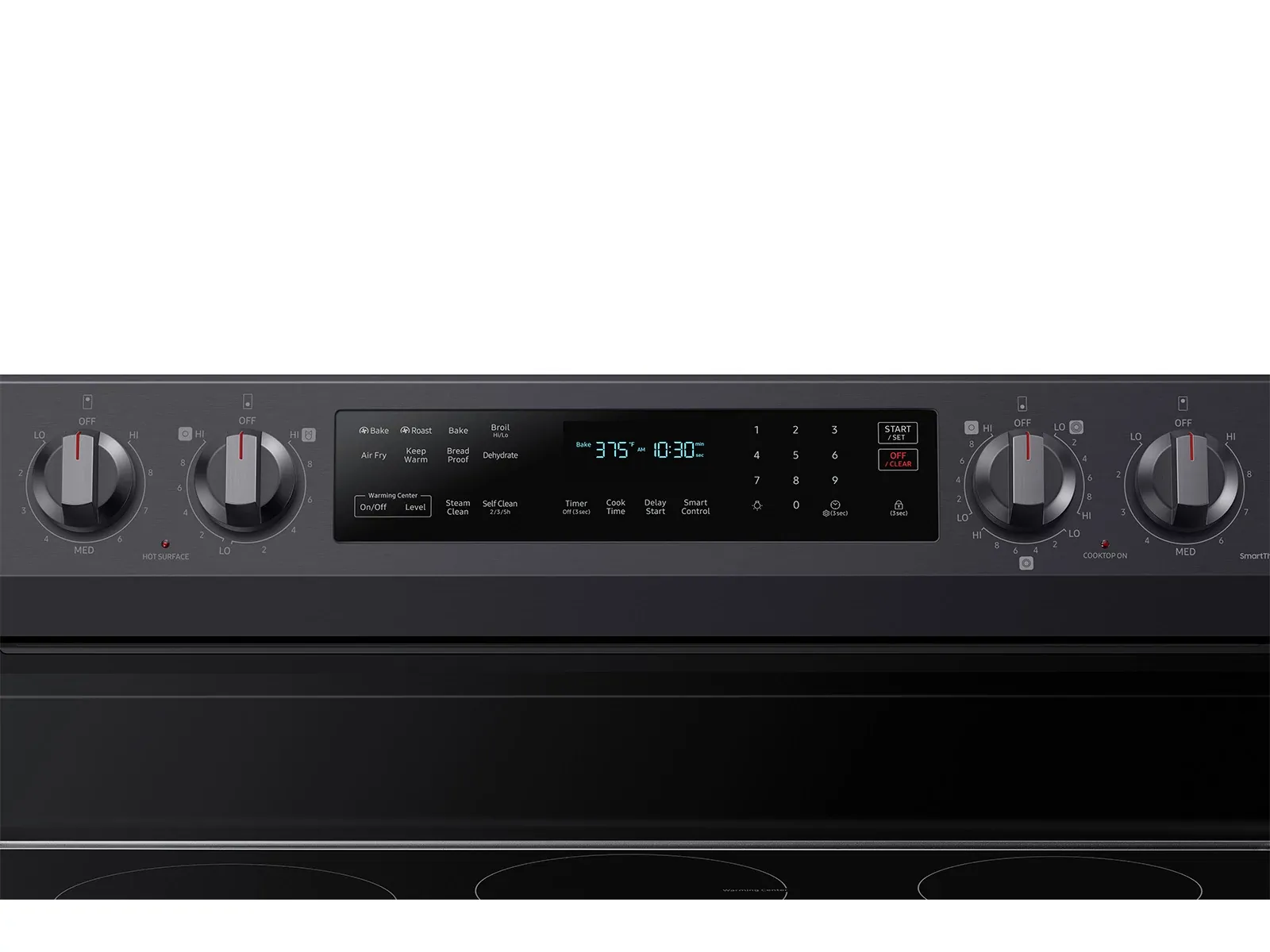 Samsung 6711 Series Black Electric Range