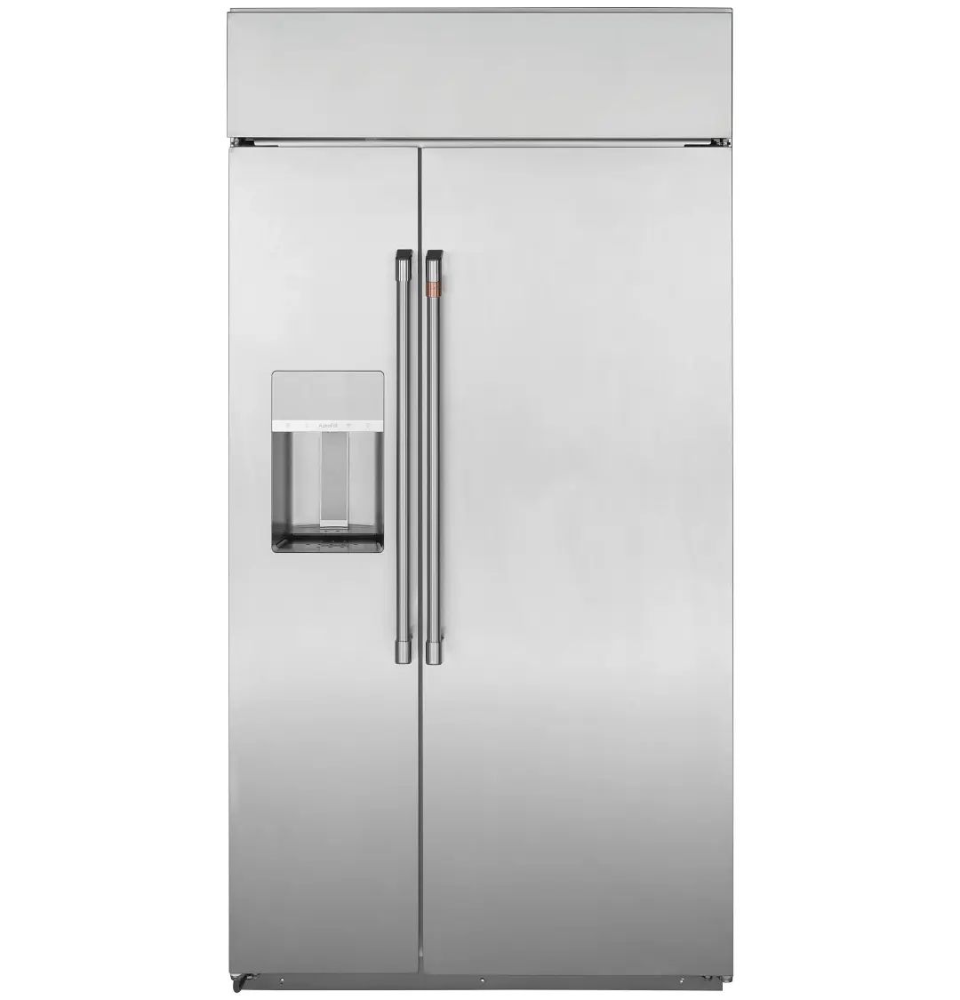 Cafe 42 Series Stainless Steel 42" Built In Side By Side Refrigerator Cafe 42 Series Stainless Steel 42" Built In Side By Side Refrigerator