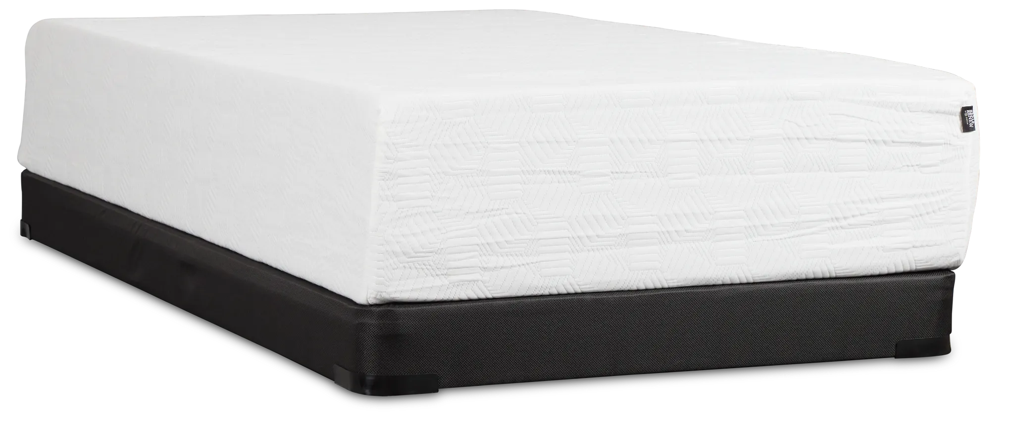 Rest & Renew By Zinus Gel Memory Foam Mattress 12" Medium Low-profile Mattress Set