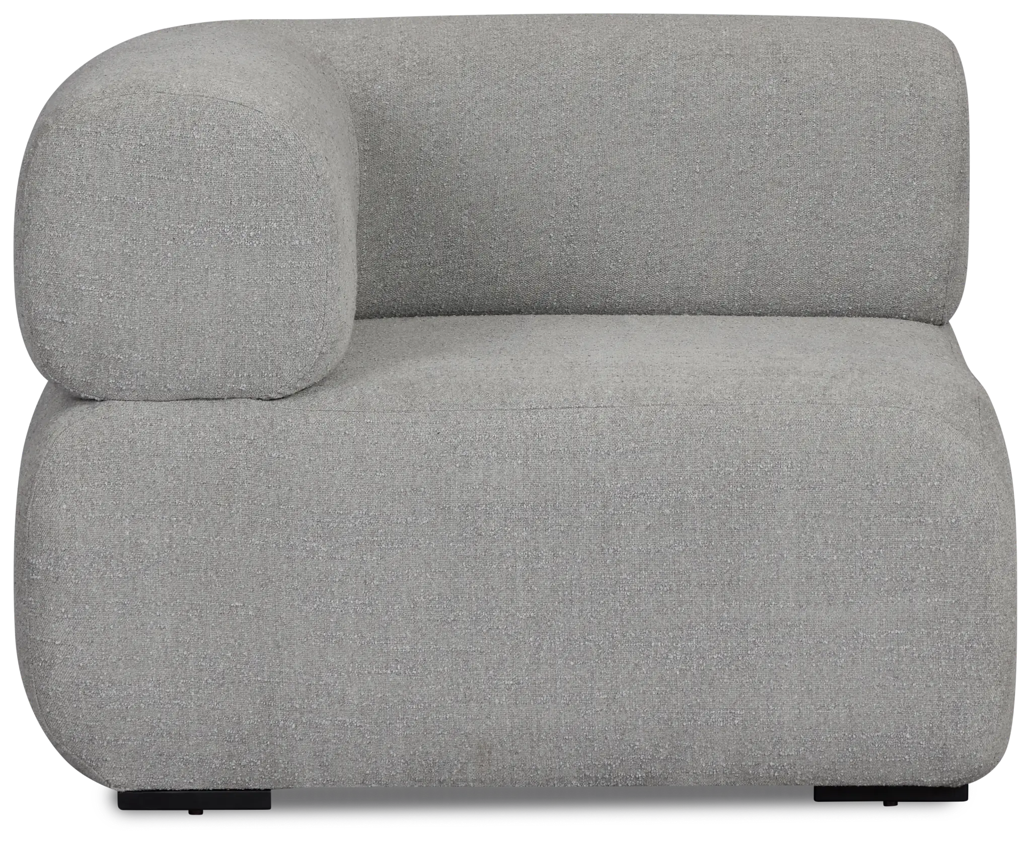 Celeste Light Gray Fabric Wedge Celeste Light Gray Fabric Wedge