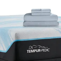Tempur-pedic Breeze Cooling Light Blue Tencel Ctn Sheets