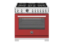 Bertazzoni 366 Series Red 36" Gas Range