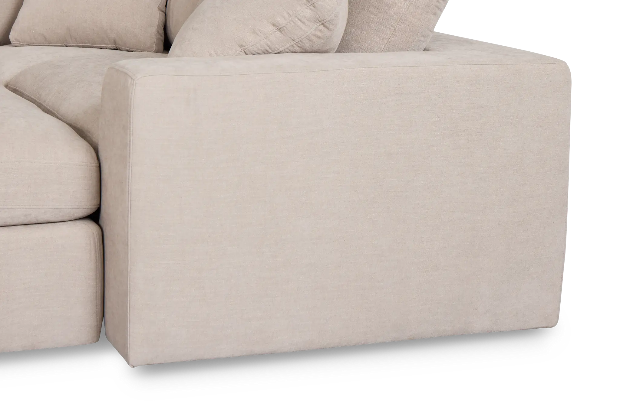 Breeze Taupe Fabric 8-piece Pit Sectional Breeze Taupe Fabric 8-piece Pit Sectional