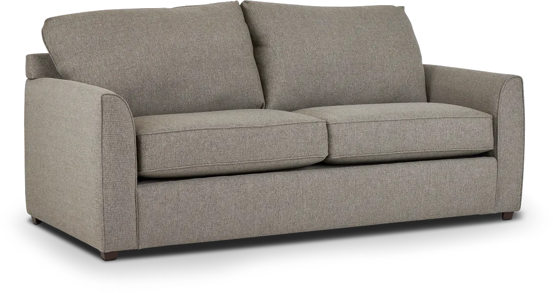 Asheville Brown Fabric Memory Foam Sleeper