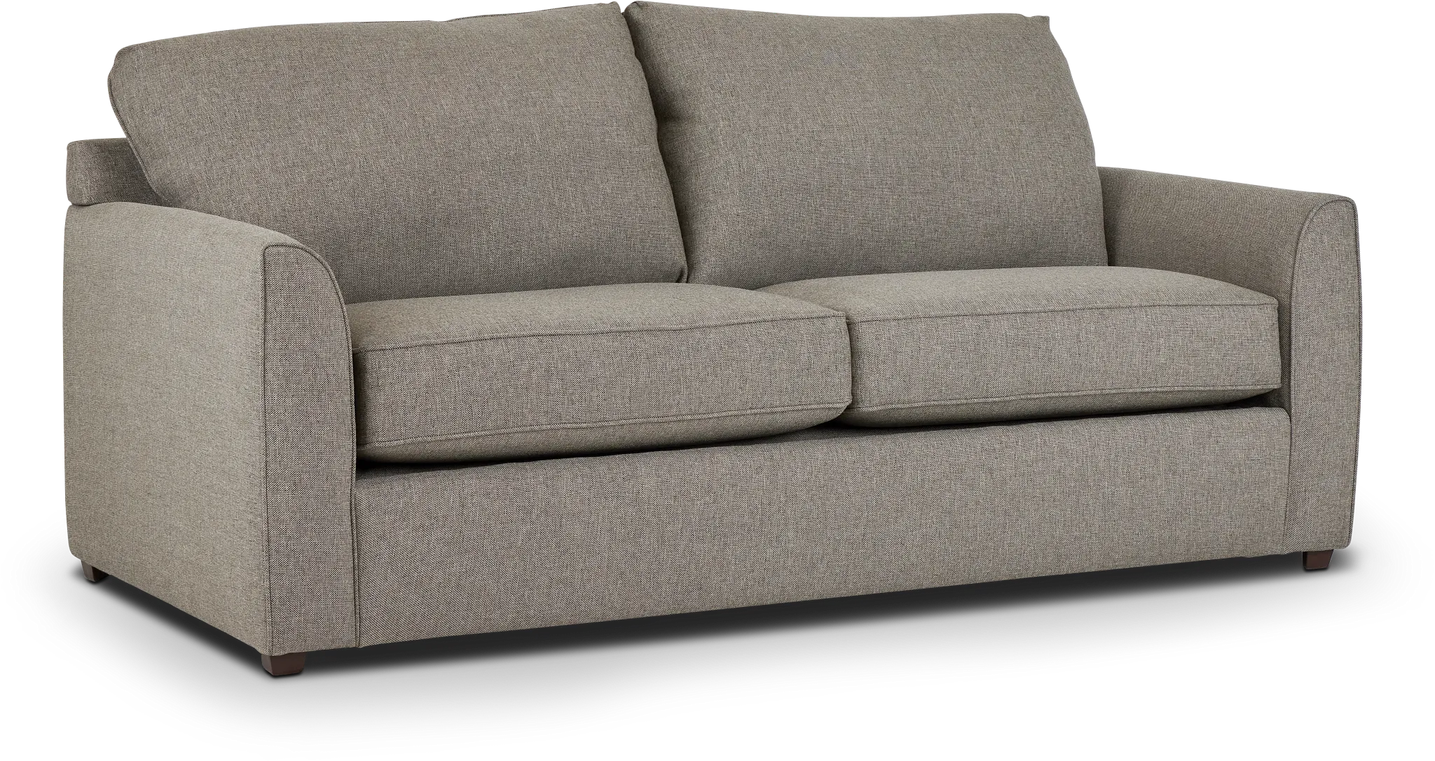 Asheville Brown Fabric Memory Foam Sleeper