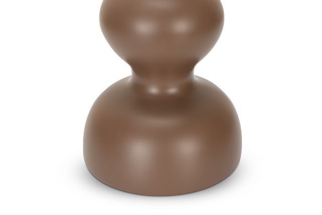 Ula Brown Candle Holder