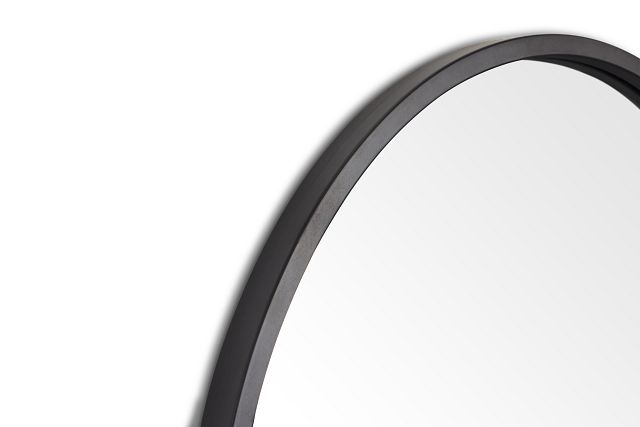 Hudson Black Large Mirror