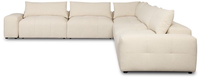 Remi Light Beige Fabric 8-piece Modular Sectional