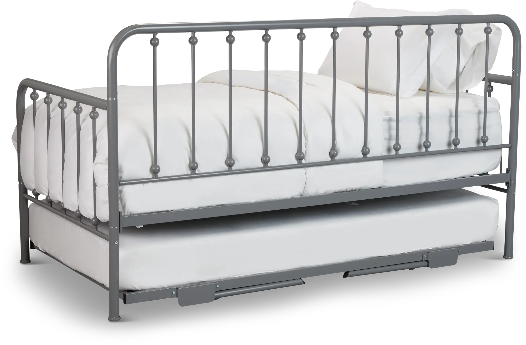 Rory Gray Metal Trundle Daybed
