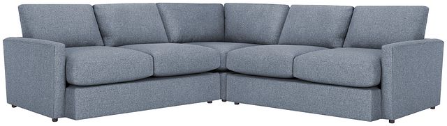 Noah Dark Gray Fabric Small Two-arm Sectional (0)