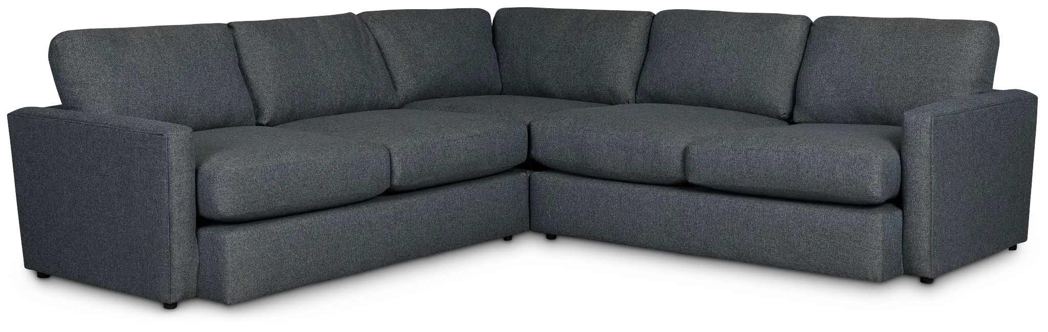 Noah Dark Gray Fabric Small Two-arm Sectional Noah Dark Gray Fabric Small Two-arm Sectional