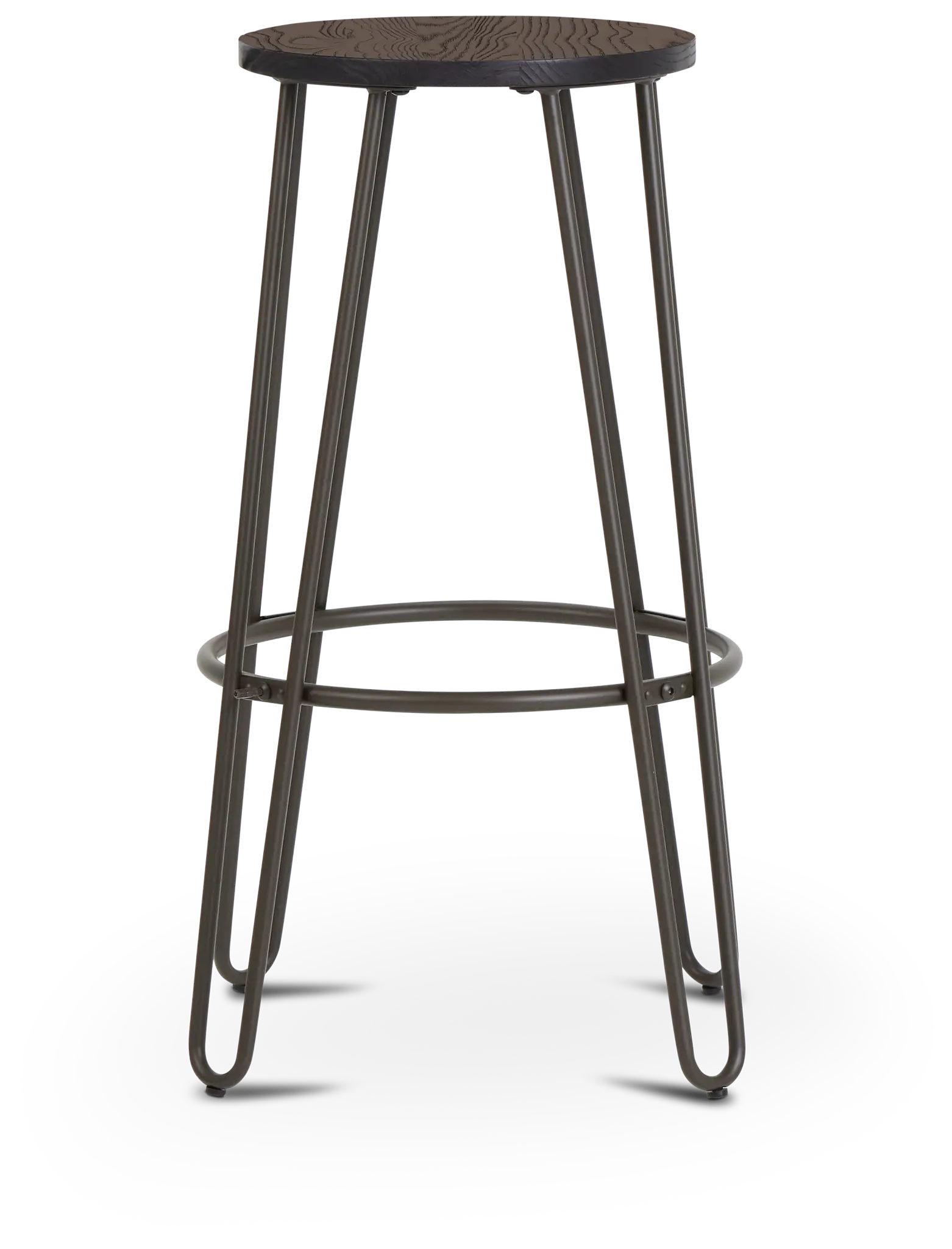 Nile Dark Tone Round 30" Barstool Nile Dark Tone Round 30" Barstool