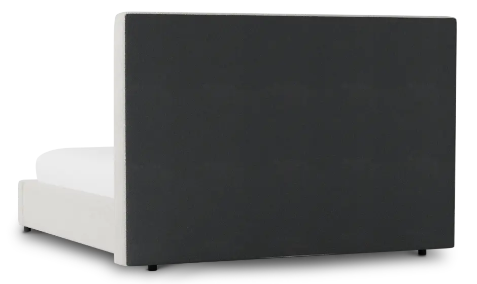 Grayton Gellar Beige 54" Upholstered Platform Bed Grayton Gellar Beige 54" Upholstered Platform Bed