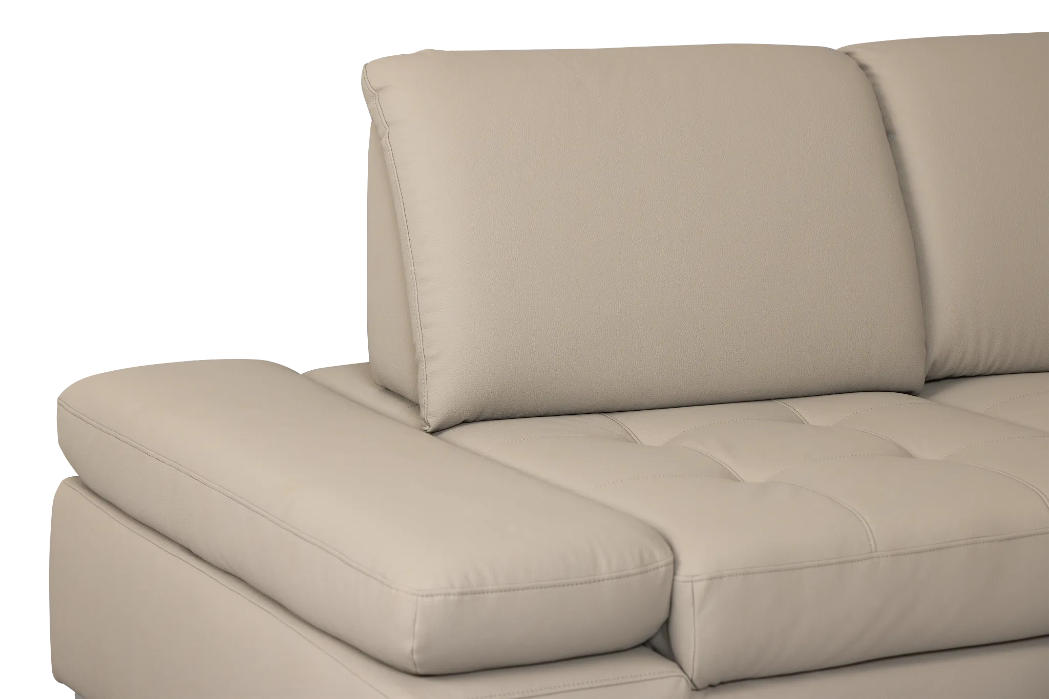 Eden Gray Micro Small Two-arm Sectional