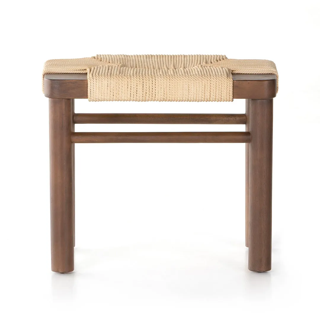 Four Hands Barios Mid Tone Woven Accent Stool