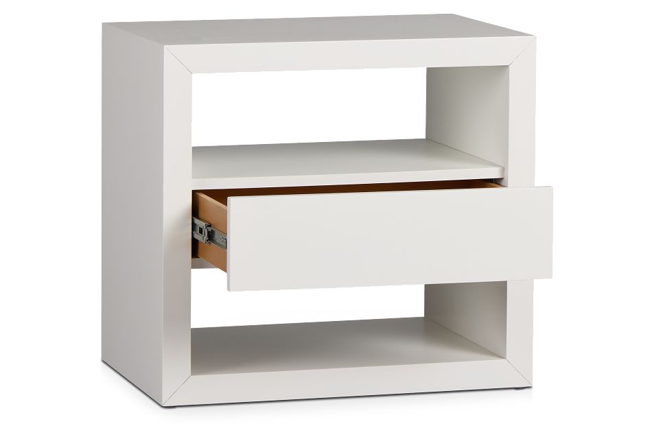 Nantucket White Open Nightstand