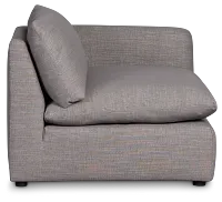 Serena Gray Fabric Right Chair