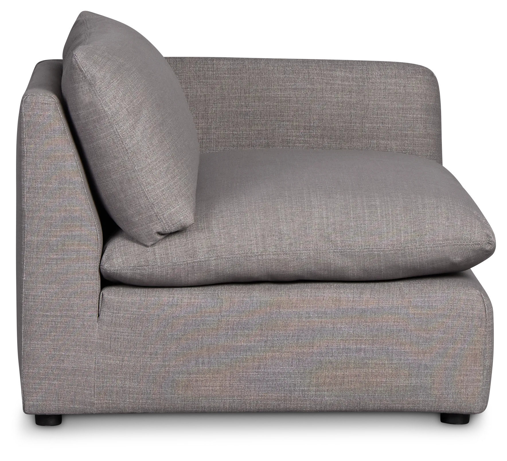 Serena Gray Fabric Right Chair