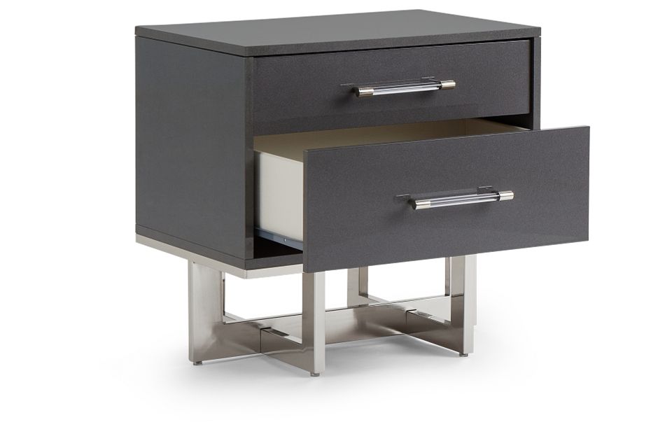 Cortina Gray Nightstand