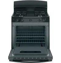 Ge 10 Series Black 30" Gas Range