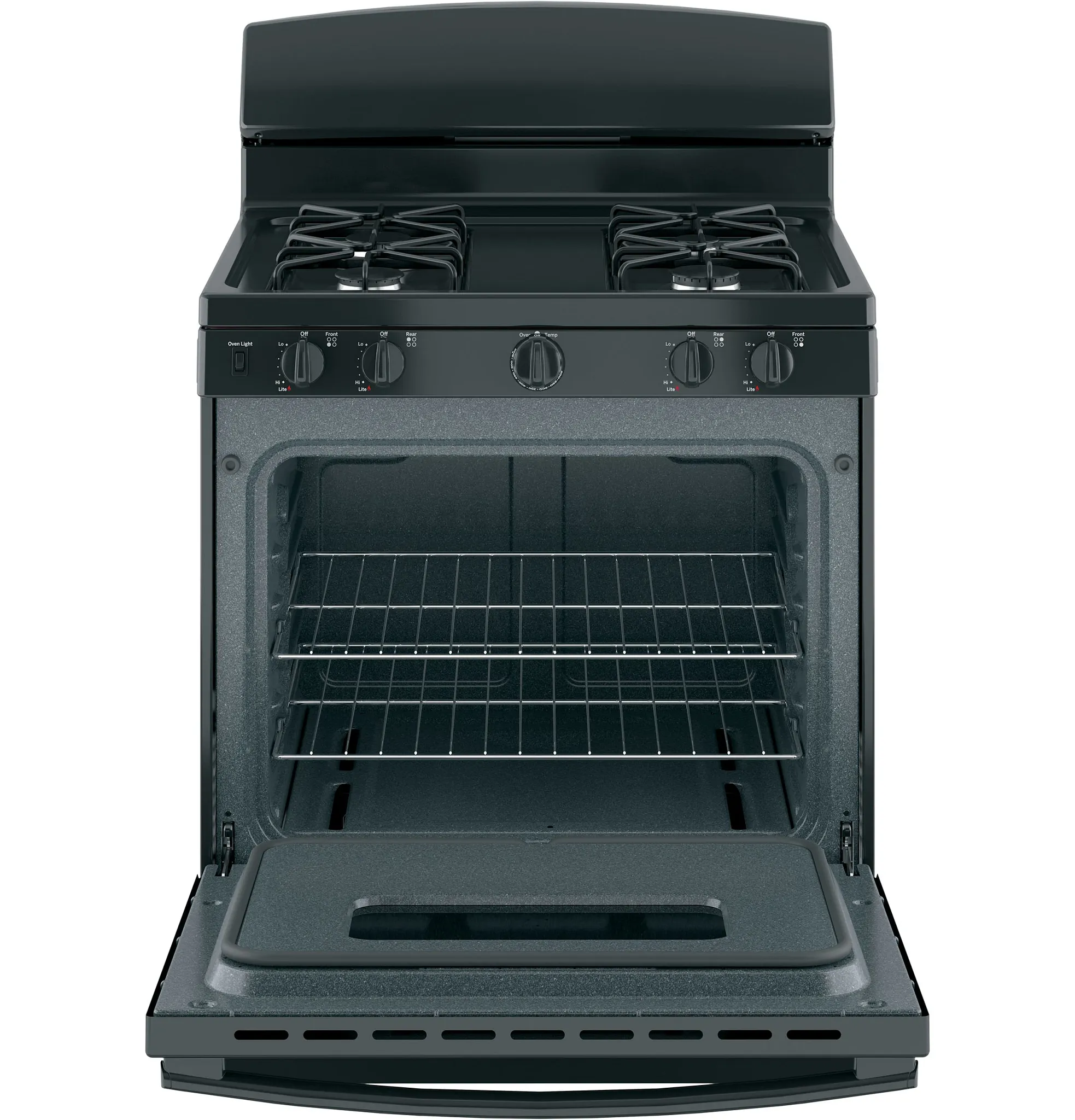 Ge 10 Series Black 30" Gas Range