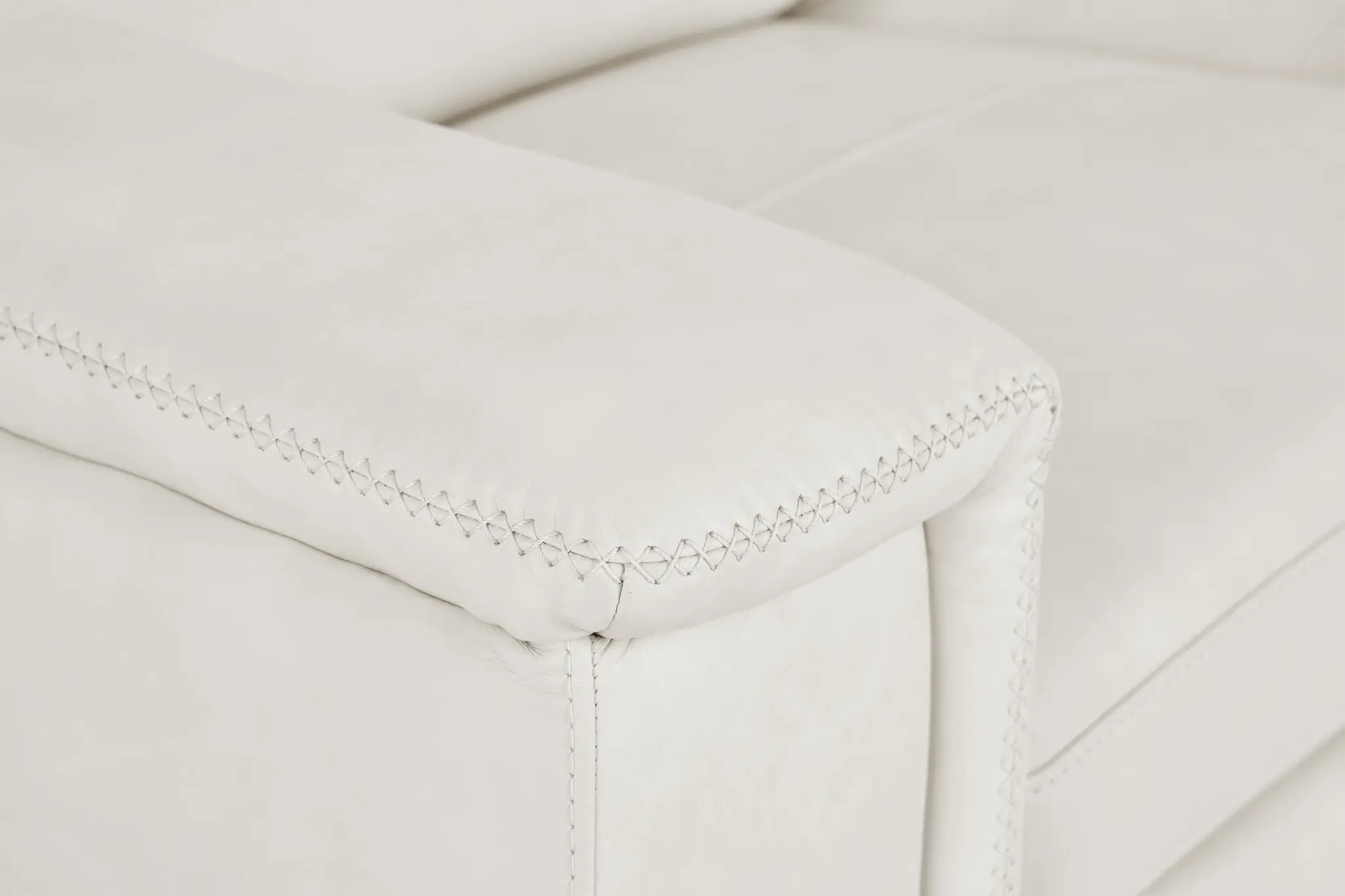 Ainsley White Leather Power Reclining Sofa Ainsley White Leather Power Reclining Sofa