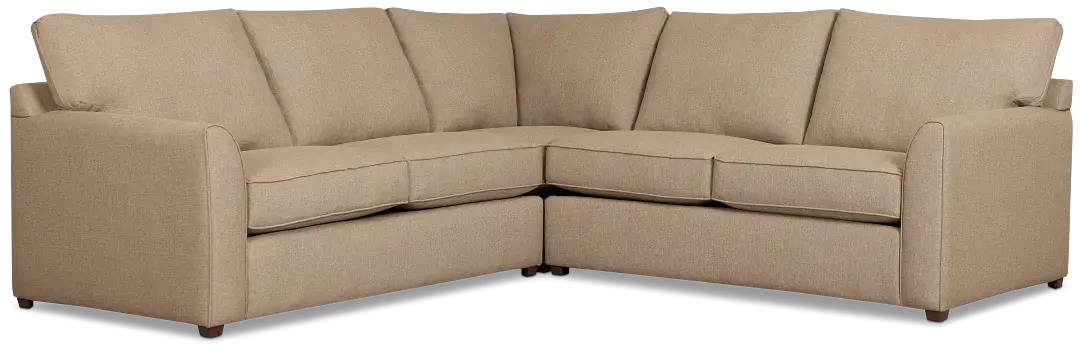 Tate Brown Fabric Medium Right Chaise Memory Foam Sleeper Sectional Tate Brown Fabric Medium Right Chaise Memory Foam Sleeper Sectional