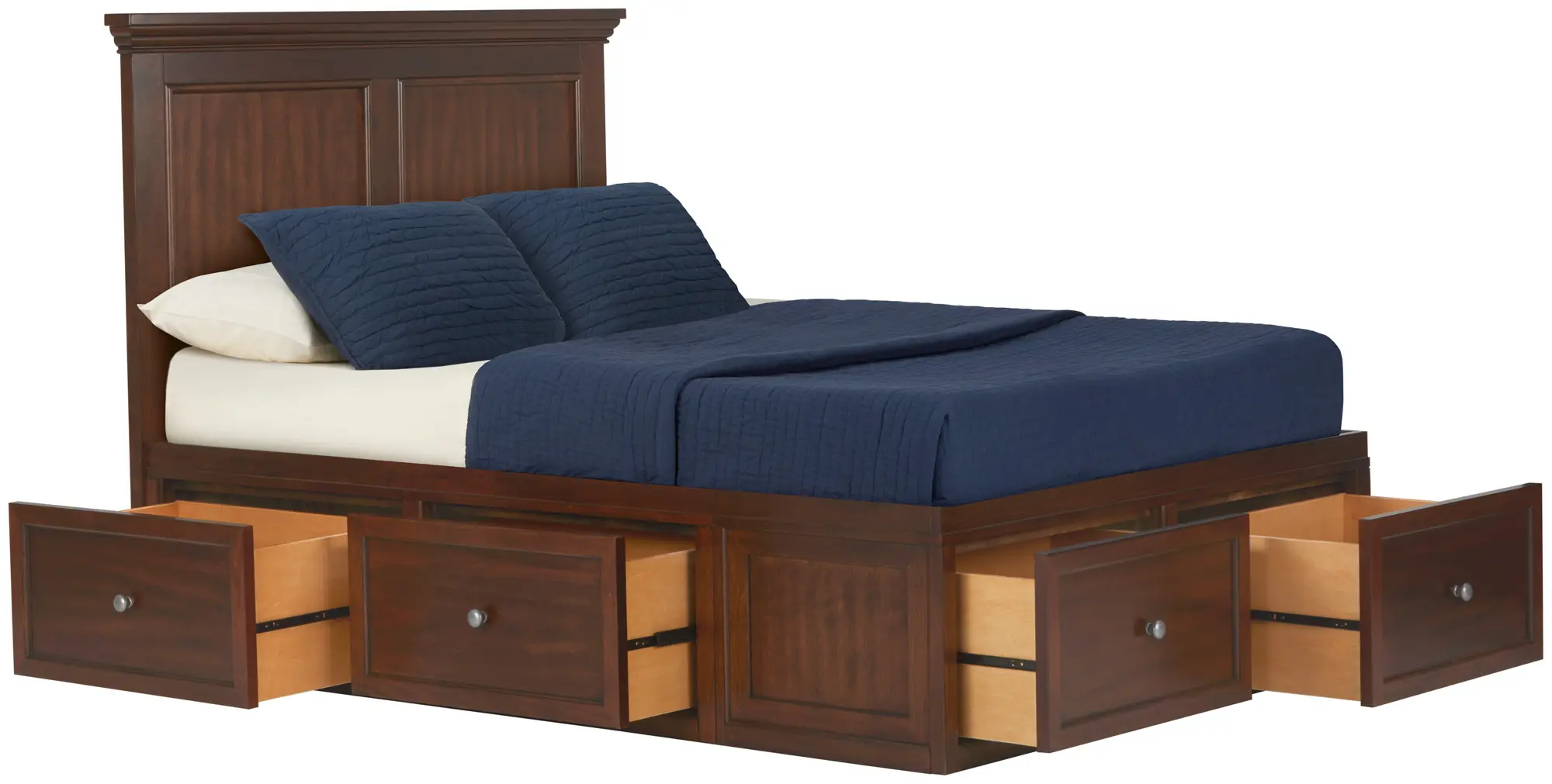 Spencer Mid Tone 6-drawer Platform Storage Bed Spencer Mid Tone 6-drawer Platform Storage Bed