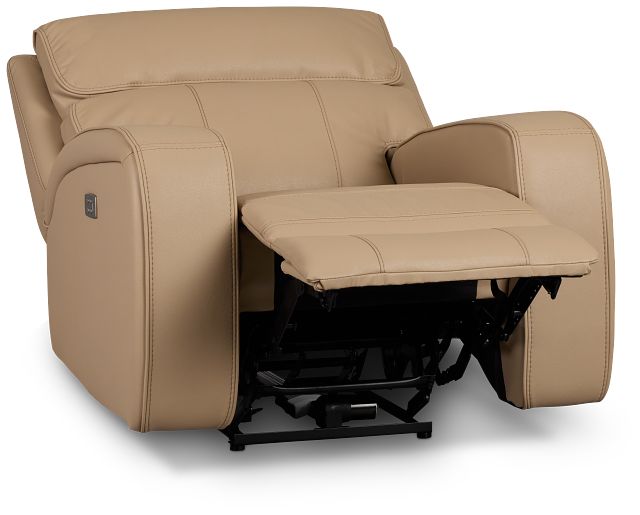Rhett Taupe Micro Power Recliner