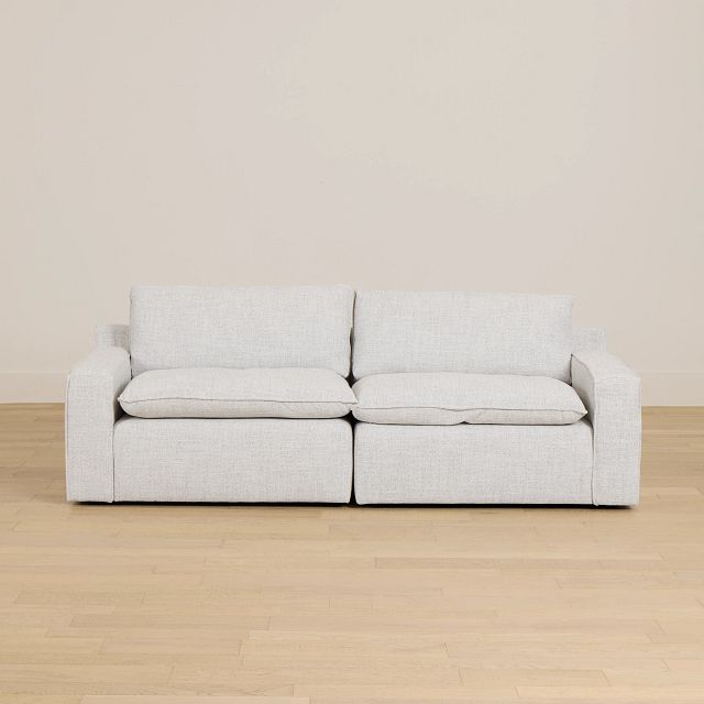 Aurora Light Gray Micro Sofa