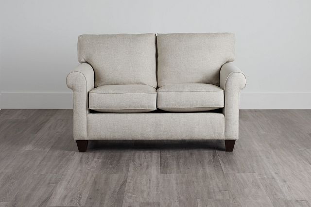 Cameron Beige Fabric Loveseat