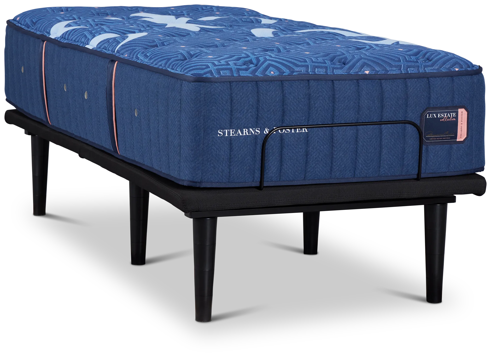 Stearns & Foster Lux Estate Medium Ease Adjustable Mattress Set