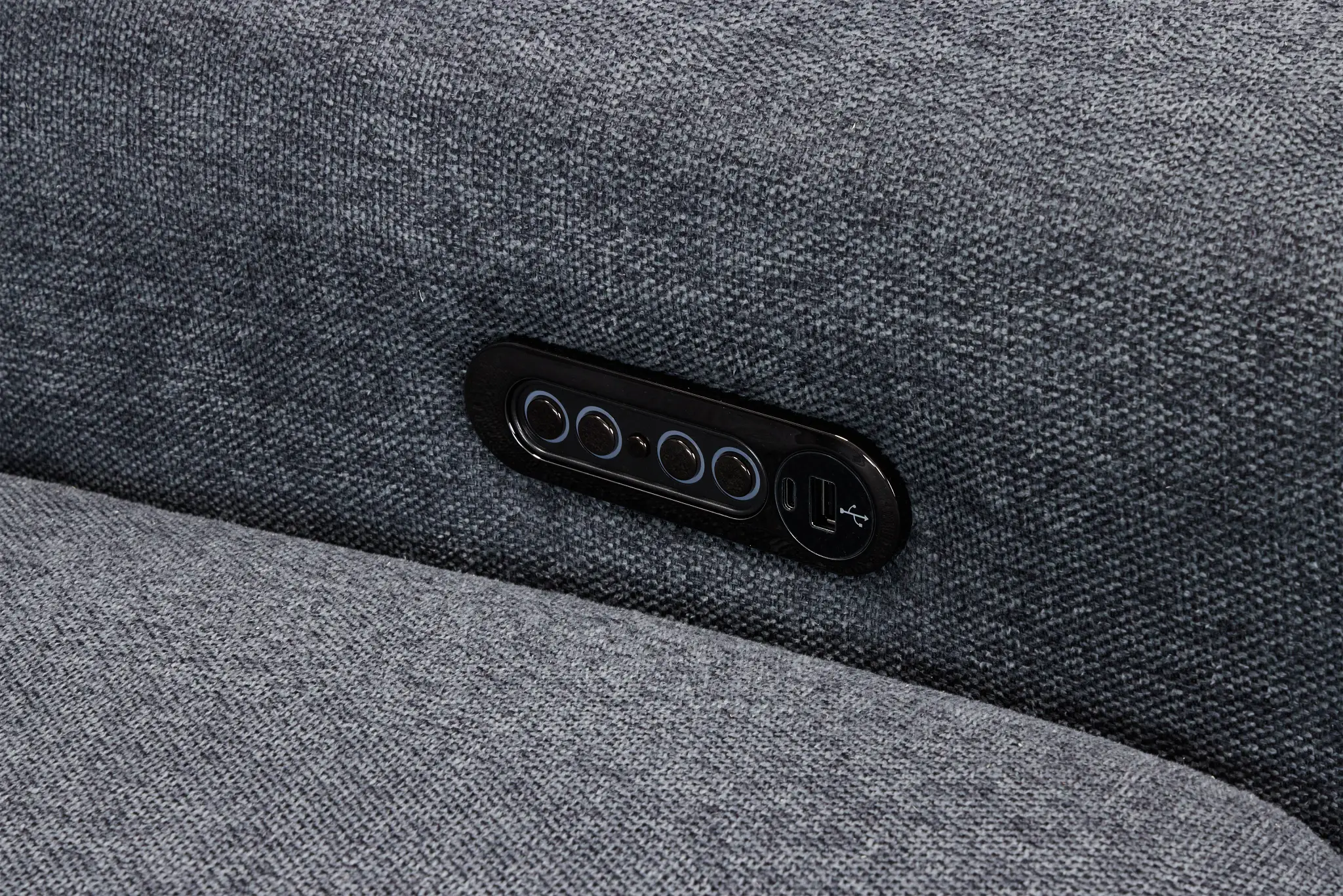Callum Dark Gray Fabric Small Right Power Chaise Sleeper Sectional Callum Dark Gray Fabric Small Right Power Chaise Sleeper Sectional