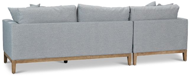Emma Gray Fabric Left Chaise Sectional